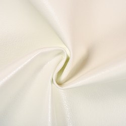 Ткань Дерматин (Кожзам) для мебели, цвет Белый (на отрез)  в Магнитогорске