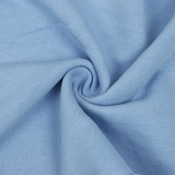 Ткань Футер 3-х нитка, Петля, цвет Светло-Голубой (на отрез)  в Магнитогорске