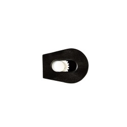Зажим для шнура 4 мм KL  Чёрный + Белый (поштучно)  в Магнитогорске