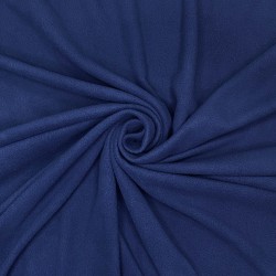 Флис Односторонний 130 гр/м2, цвет Темно-синий (на отрез)  в Магнитогорске