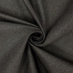 Ткань Рогожка (мебельная), цвет Тёмно-Серый (на отрез)  в Магнитогорске