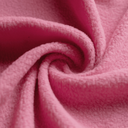 Флис Односторонний 130 гр/м2, цвет Розовый (на отрез)  в Магнитогорске