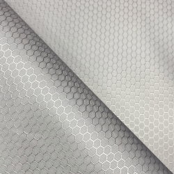Ткань Оксфорд 300D PU Рип-Стоп СОТЫ, цвет Светло-Серый (на отрез)  в Магнитогорске