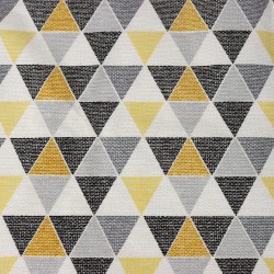 Интерьерная ткань Дак (DUCK), принт &quot;Малые Треугольники&quot; (на отрез)  в Магнитогорске