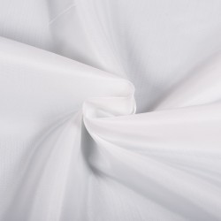 Ткань подкладочная Таффета 190Т, цвет Белый (на отрез)  в Магнитогорске