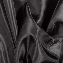 Ткань подкладочная Таффета 190Т, цвет Черный (на отрез)  в Магнитогорске