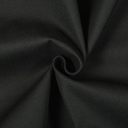 Ткань смесовая Канвас 35/65, цвет Черный (на отрез)  в Магнитогорске