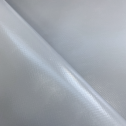 Ткань ПВХ 450 гр/м2, Серый (Ширина 160см), на отрез  в Магнитогорске