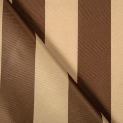 Ткань Оксфорд 300D PU, Бежево-Коричневая полоска (на отрез)  в Магнитогорске