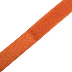 Контактная лента 25мм цвет Оранжевый (велькро-липучка, на отрез)  в Магнитогорске