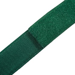 Контактная лента 40мм (38мм) цвет Зелёный (велькро-липучка, на отрез)  в Магнитогорске