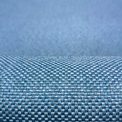 Ткань Блэкаут для штор светозатемняющая 85% &quot;Рогожка Синяя&quot; (на отрез)  в Магнитогорске