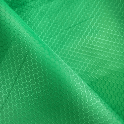 Ткань Оксфорд 300D PU Рип-Стоп СОТЫ, цвет Зелёный (на отрез)  в Магнитогорске