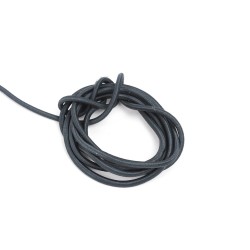 Шнур (Резинка) шляпный 3мм, цвет Серый (на отрез)  в Магнитогорске