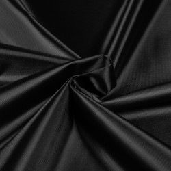 *Ткань Оксфорд 210D PU, цвет Черный (на отрез)  в Магнитогорске